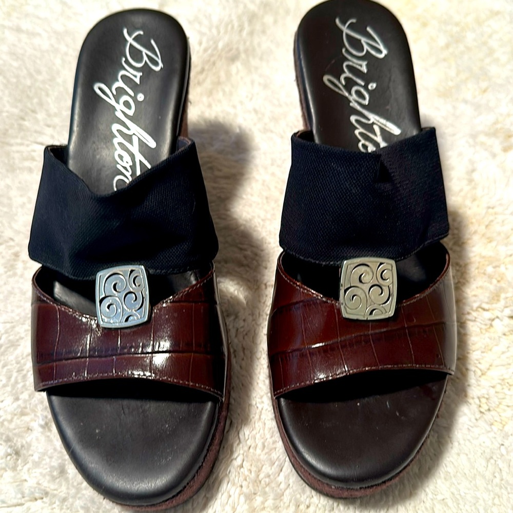 Brighton Dream wedges, size 6 1/2, gently worn
